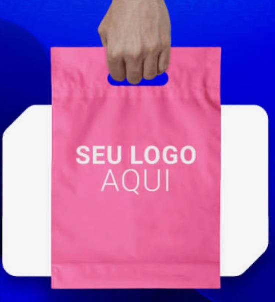 Sacola rosa personalizada